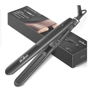 , Steam Hair Straightener and Curling Iron, 1 Inch